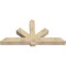 Ekena Millwork Kennewick Rough Sawn Timber Gable Bracket, Douglas Fir, 72"W x 36"H x 6"D x 6"F, 12/12 Pitch GBW072X36X0606KEN00RDF - alternate 5